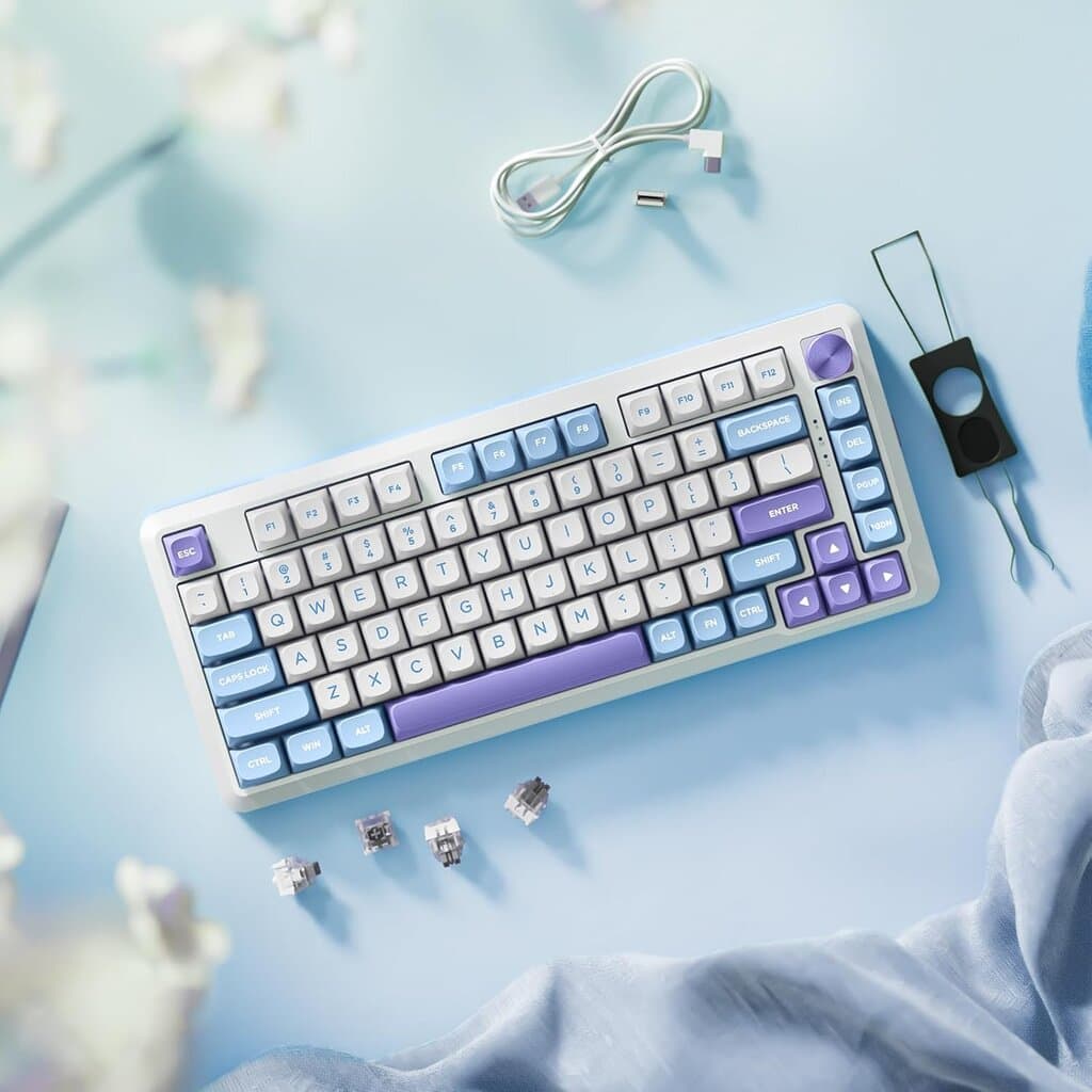Redragon Wireless Gaming Keyboard - K681 (White) 7