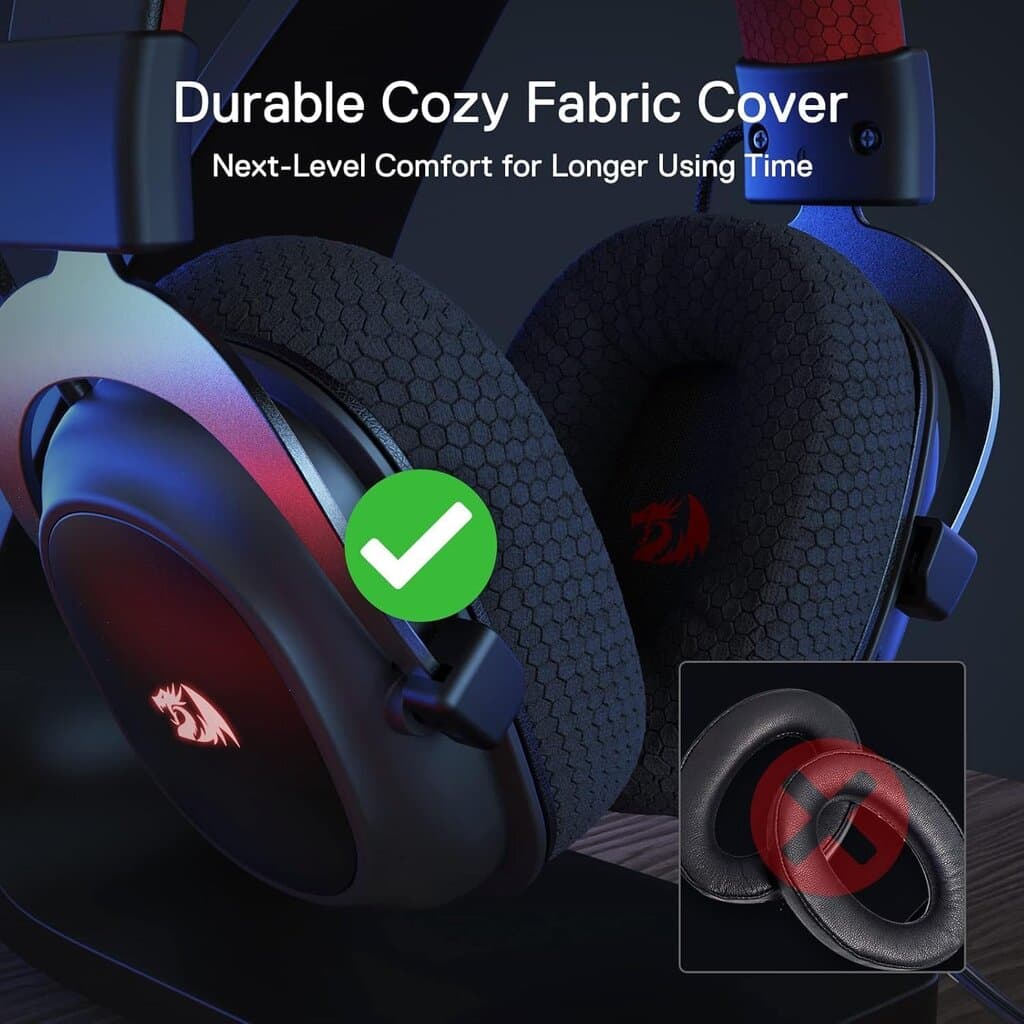 Redragon Gaming Headset - H510 Pro (Black) 6