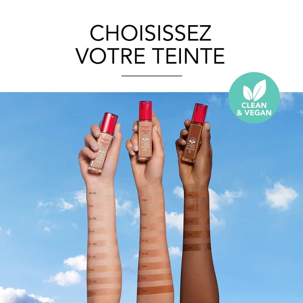bourjois mix healthy foundation 52W 4
