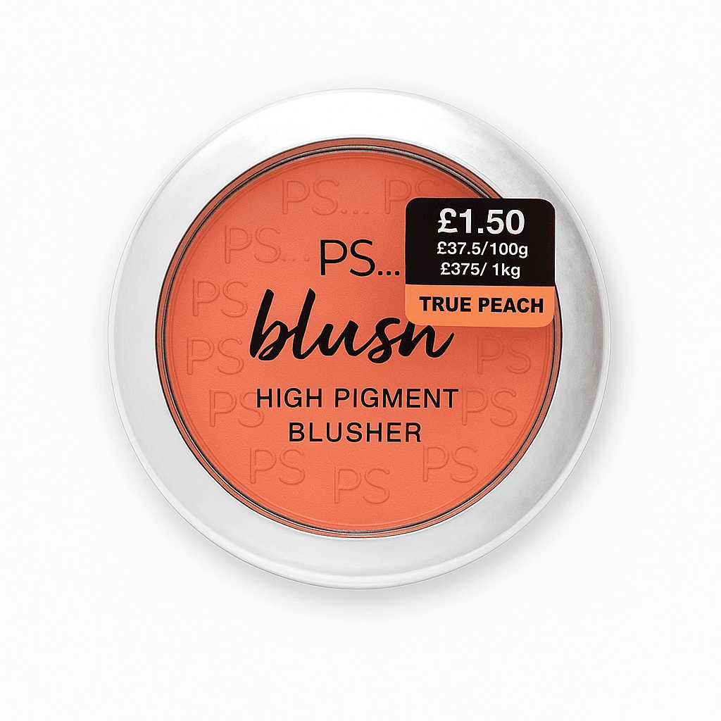 PS… primark High Pigment Blush – True Peach