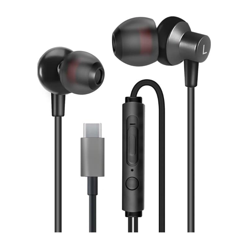 McDodo Stereo Type-C Earphone - HP-4070 (Black)
