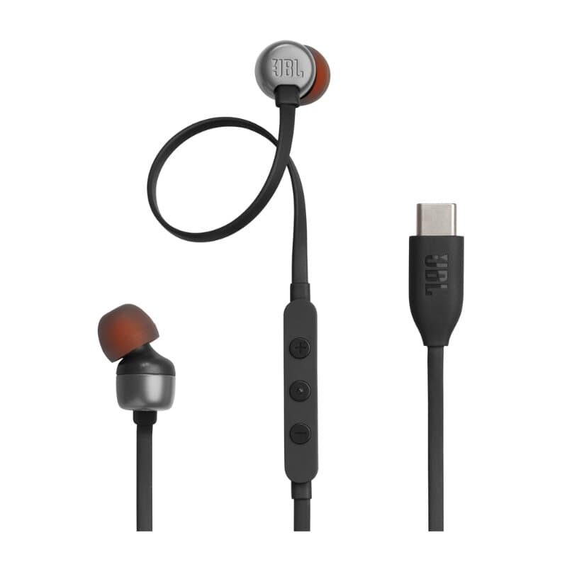 JBL T310 Type C Wired Earphone - JBLT310CBLK (Black)