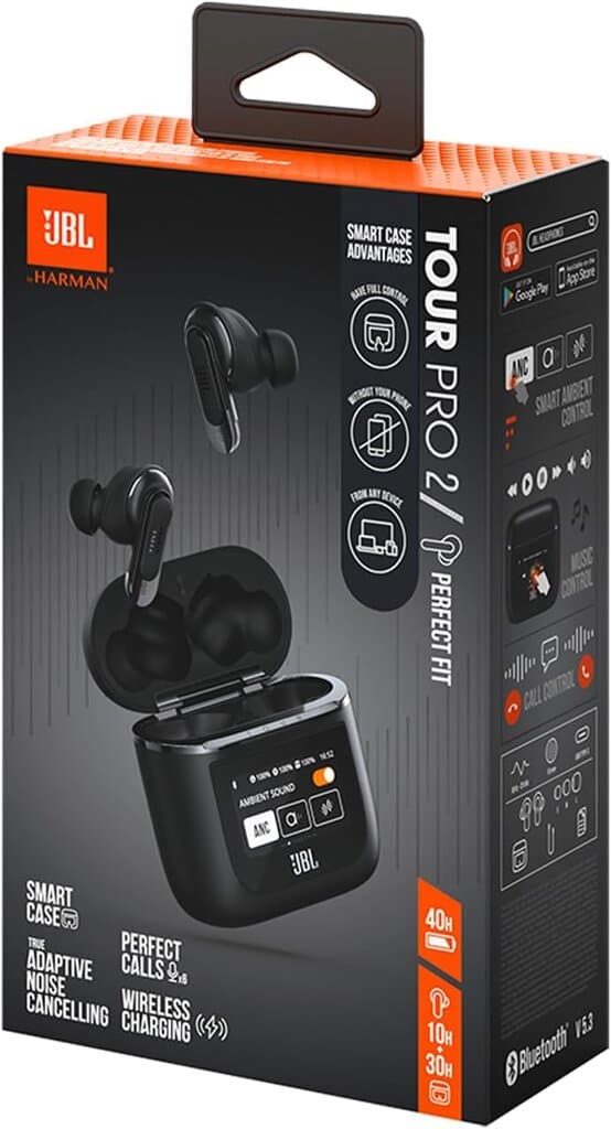 JBL Tour Pro 2 TWS Earbuds - JBLTOURPRO2BLK (Black) 5