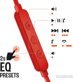 JBL Tune 305C USB-C Wired Earphone - JBLT305CRED (Red) — photo 2