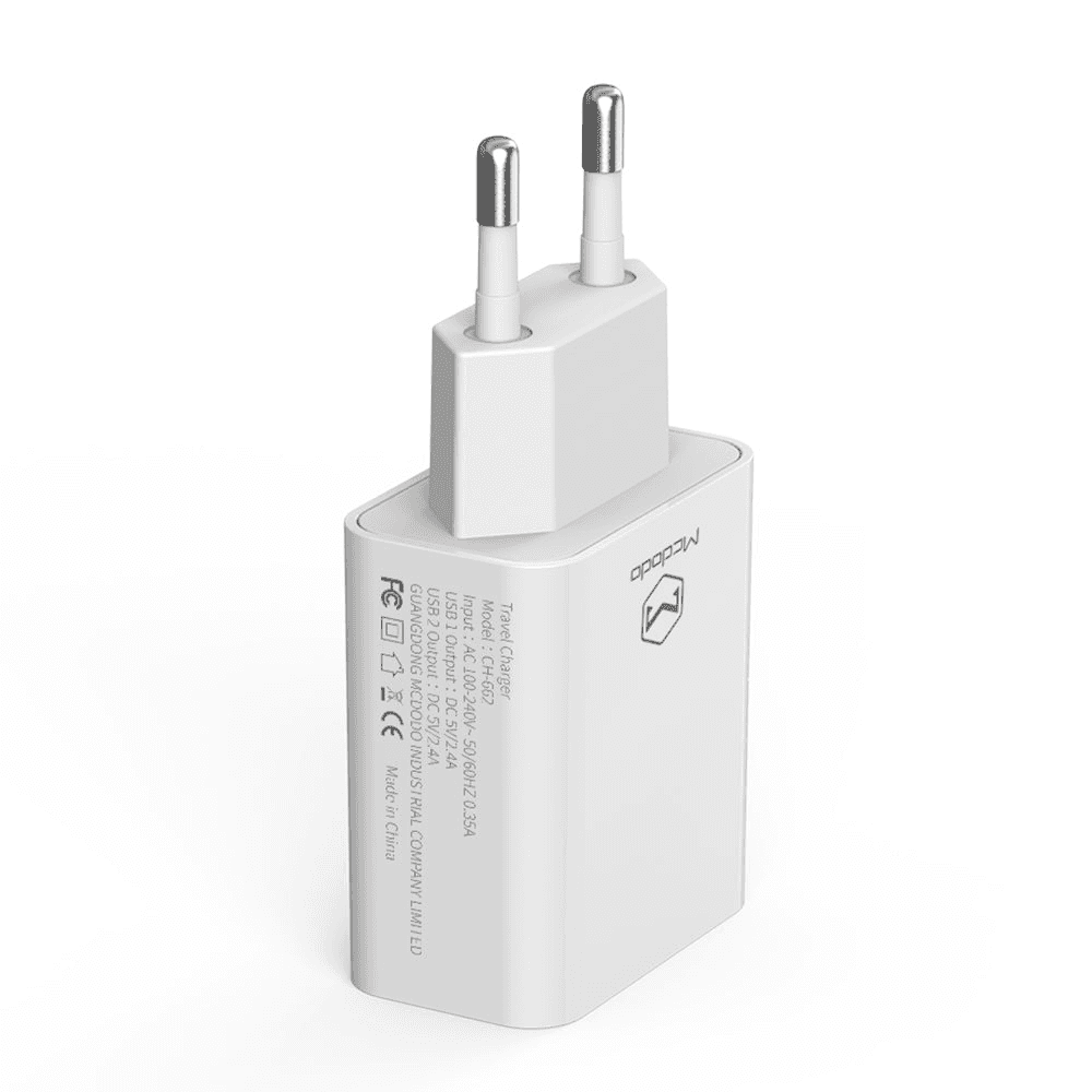 McDodo 2-Port Home Charger - CH-6721 (White)