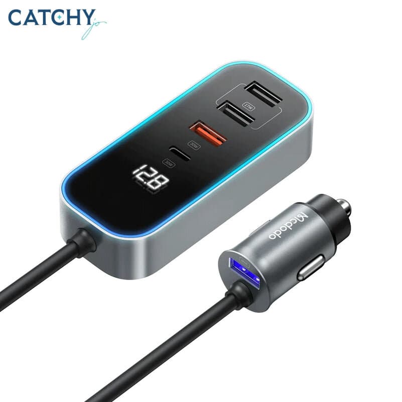 McDodo Car Charger - CC-1901 (Black)