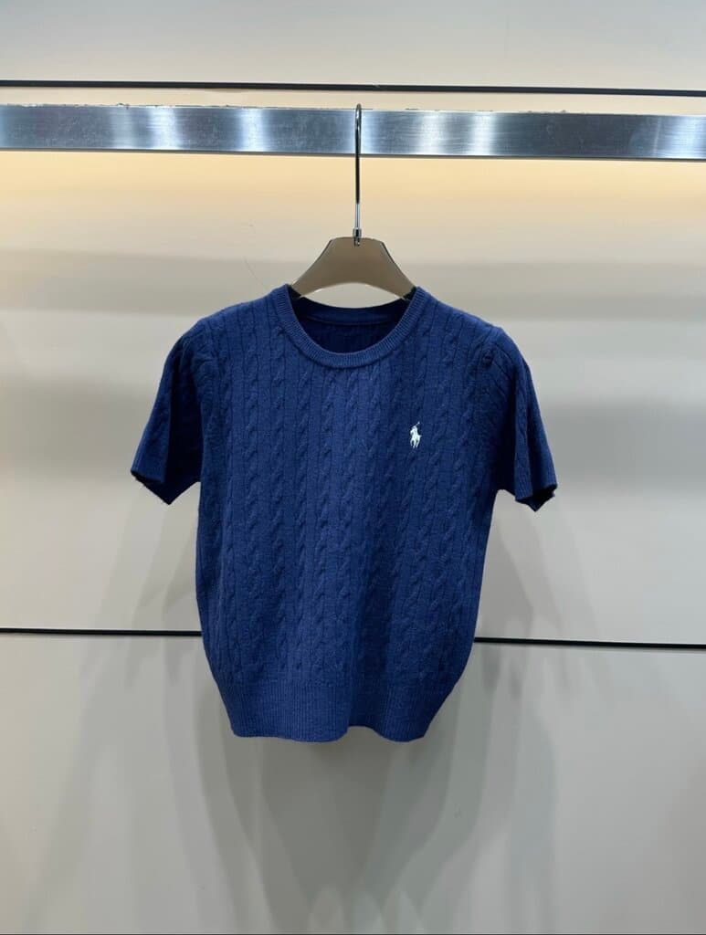 Polo Women's Wool T-Shirt - Navy Blue (36)