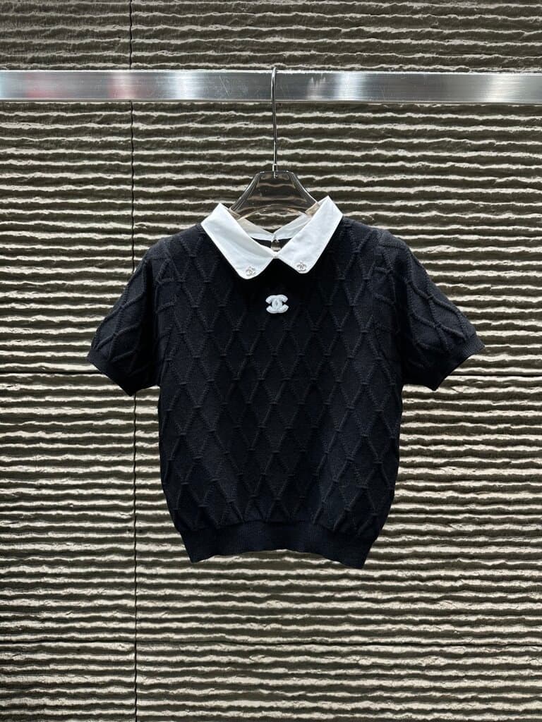 Chanel Wool Blouse - Black