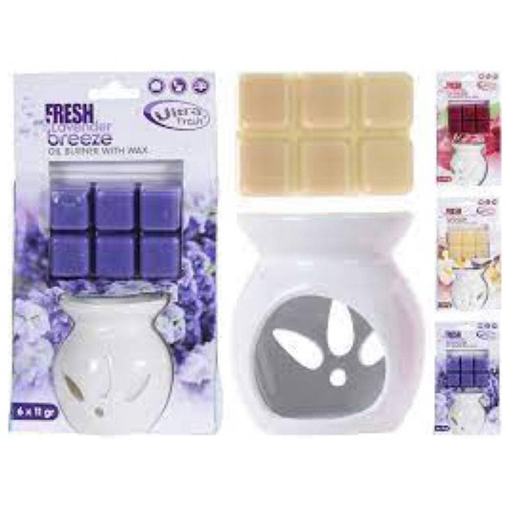 Koopman Oil Burner 6 Wax Cubes 3Ass