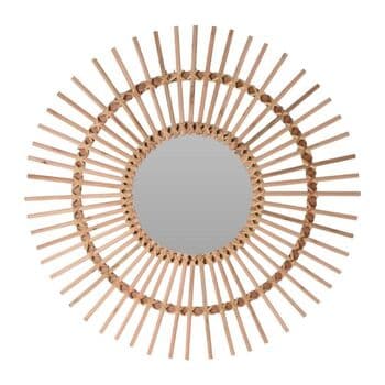 Koopman Natural Wood Mirror 78 Cm