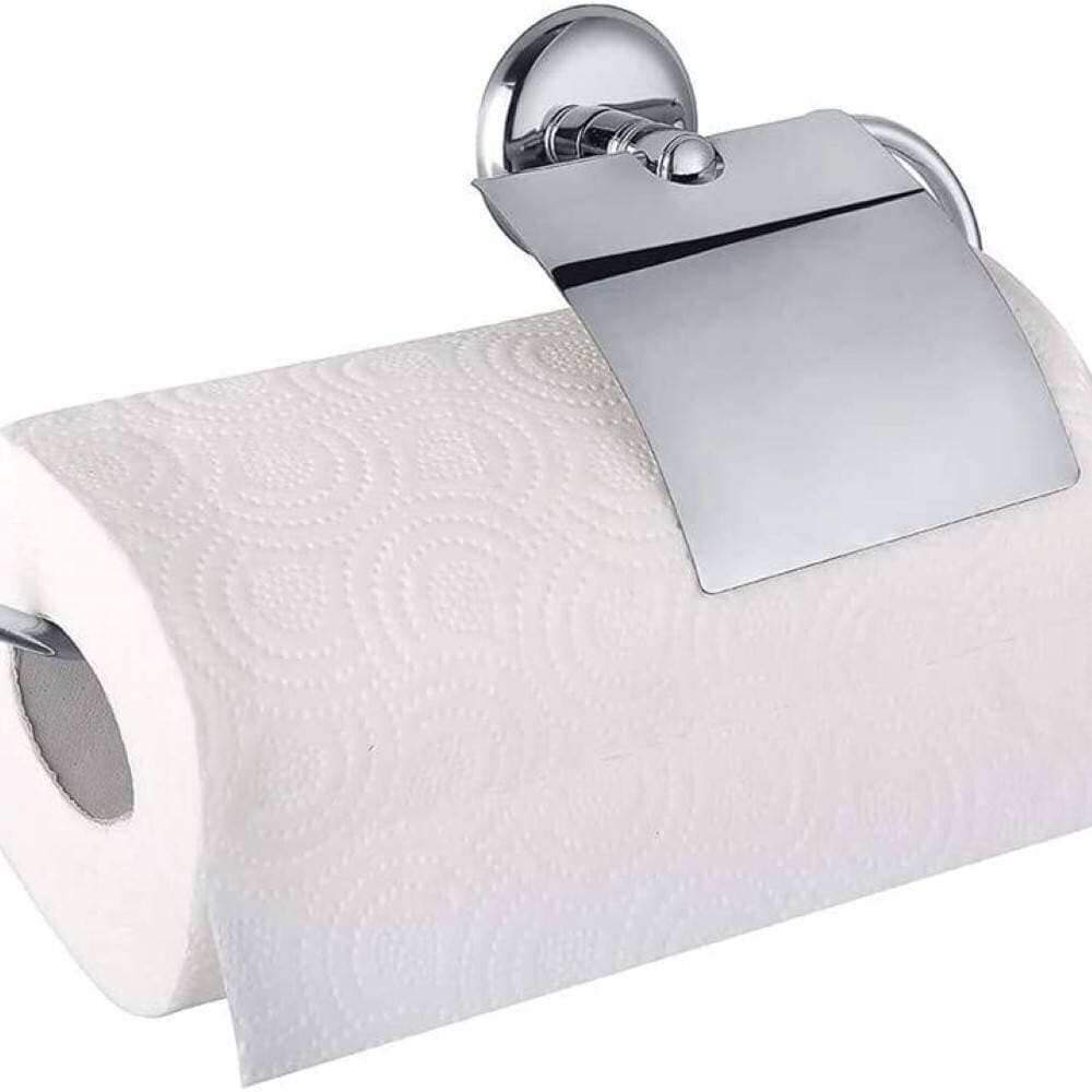 Çelik Banyo Paper Towel Holder With Cover 1