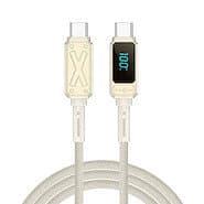 WIWU 100W Fast Charge Cable USB-C to USB-C - Wi-C038 (Titanium)