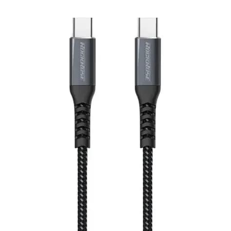 RockRose Charging and Data Sync Cable USB-C to USB-C 1M - RRCS07CC1 (Black)
