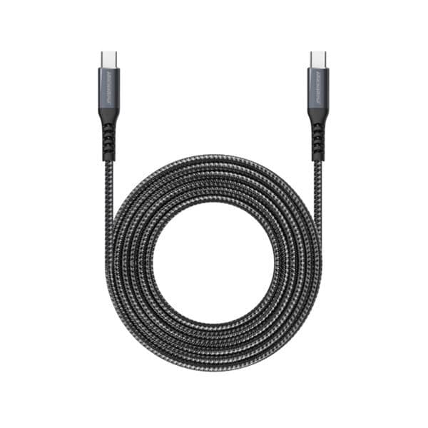 RockRose Charging Cable USB-C to USB-C - RRCS18CC2 (Black)