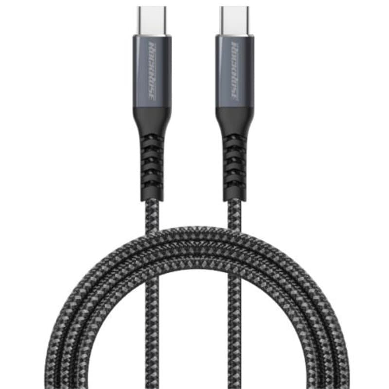 RockRose Charging Cable USB-C to USB-C 100W - RRCS07CC1P (Black)