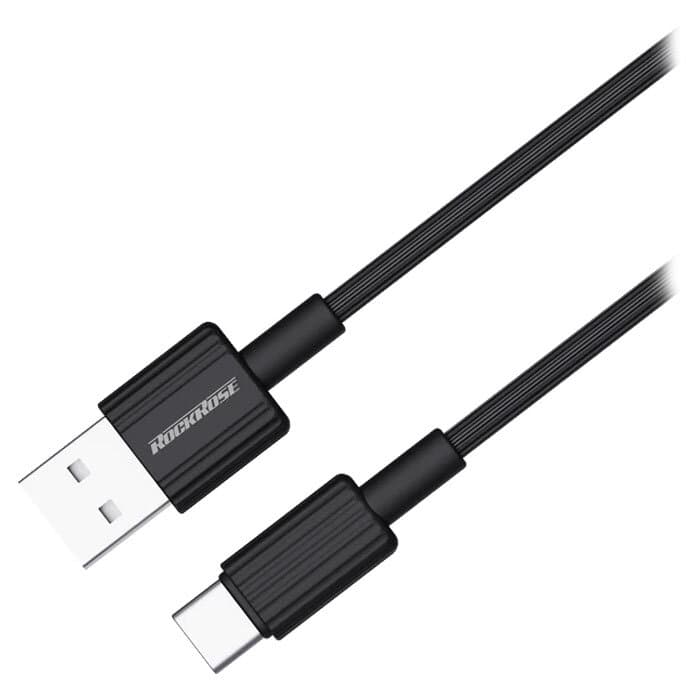 RockRose Charging and Data Sync Cable Type-C - RRCS15C (Black)
