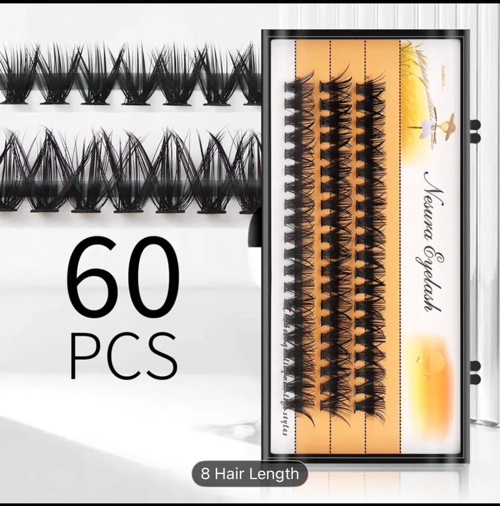 60pcs Individual Cluster Lashes