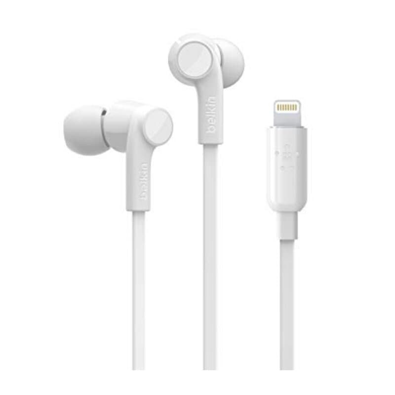 Belkin Headphones with Lightning Connector - G3H0001btWHT (White)