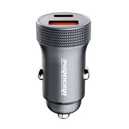 RockRose Car Charger 2-Port - RRCC04 (Grey) — photo 1