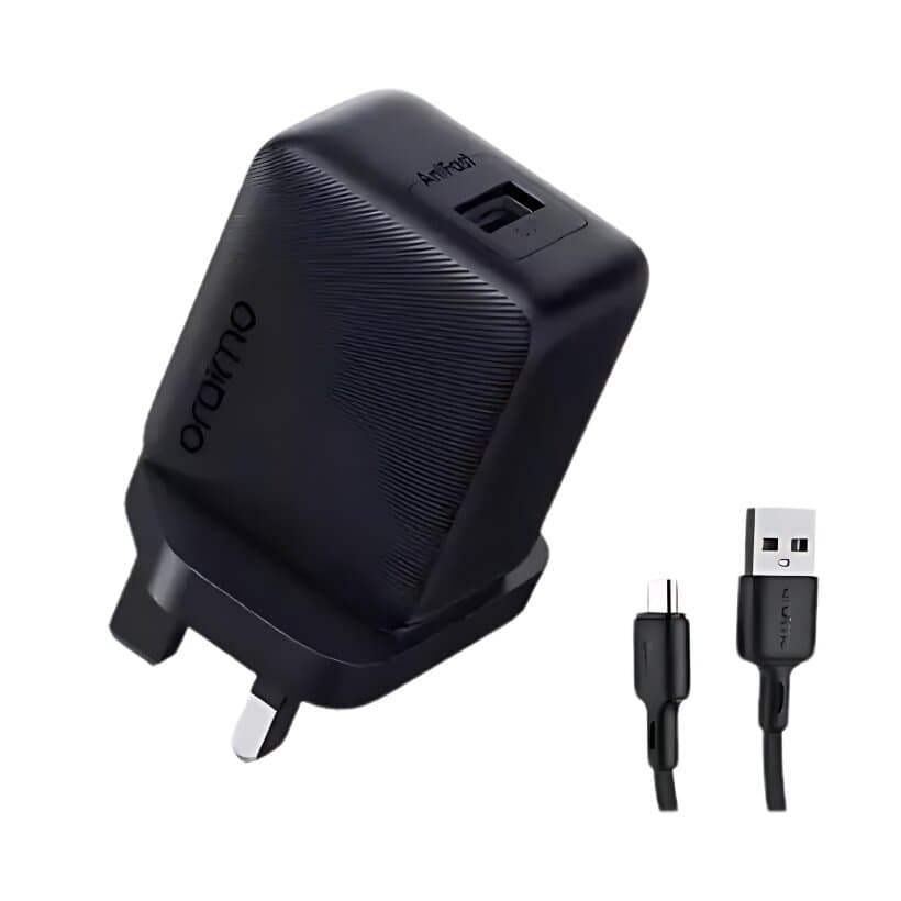 Oraimo Charger 18W - OCW-5183U+L53 (Black)