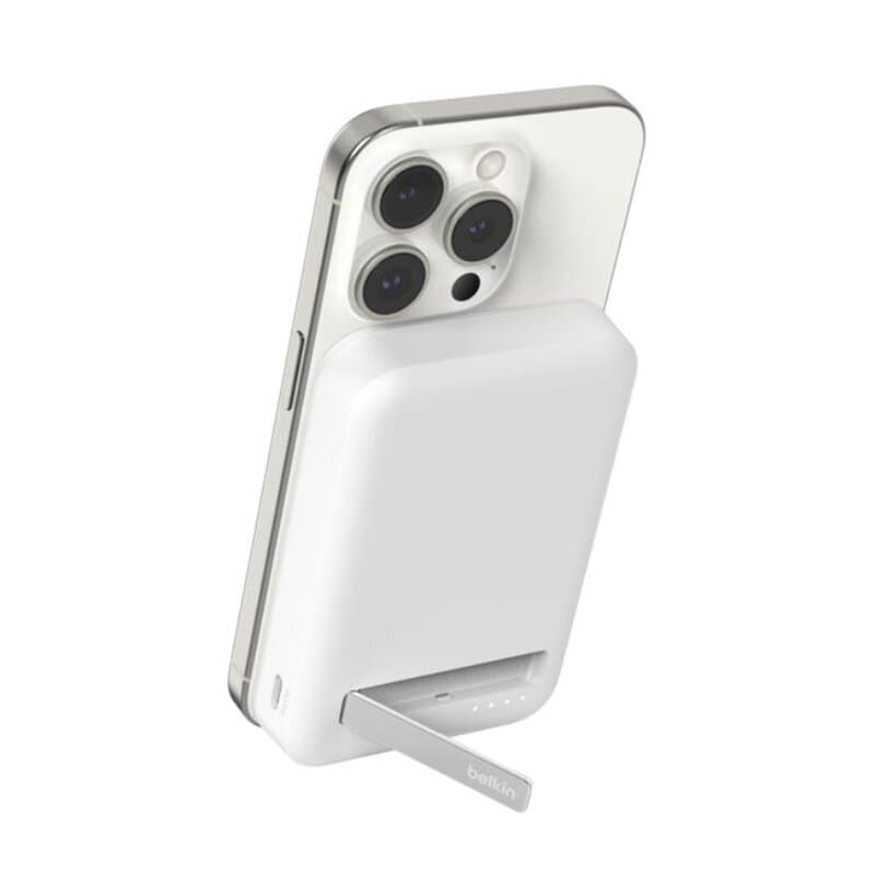 Belkin BoostCharge Qi2 Magnetic 15W Wireless Power Bank 8K - BPD007btWH (White)