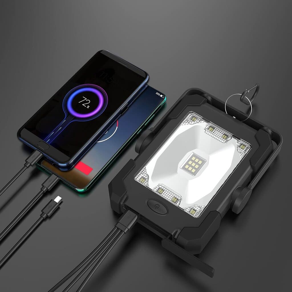 Lightzone Solar Work Light – 10000mAh Rechargeable, Waterproof, for Camping & Outdoors 2