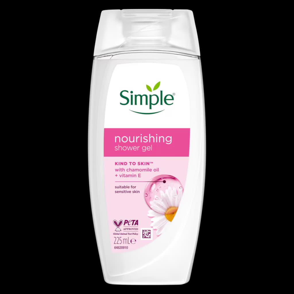 Simple Kind to Skin Nourishing Shower Gel - 225 ml