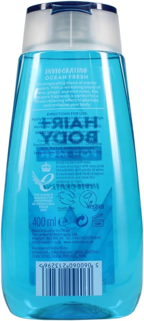 ASTONISH 2IN1 Hair & Body For Men - 400 ml 2