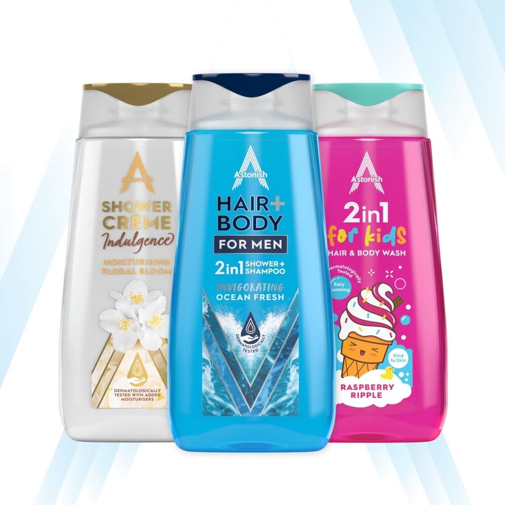 ASTONISH 2IN1 Hair & Body For Men - 400 ml 3