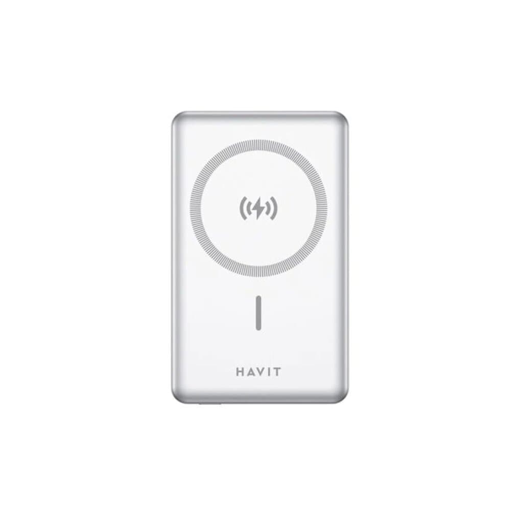 Havit Magnetic Power Bank 10,000mAh - PB5203 (Silver)