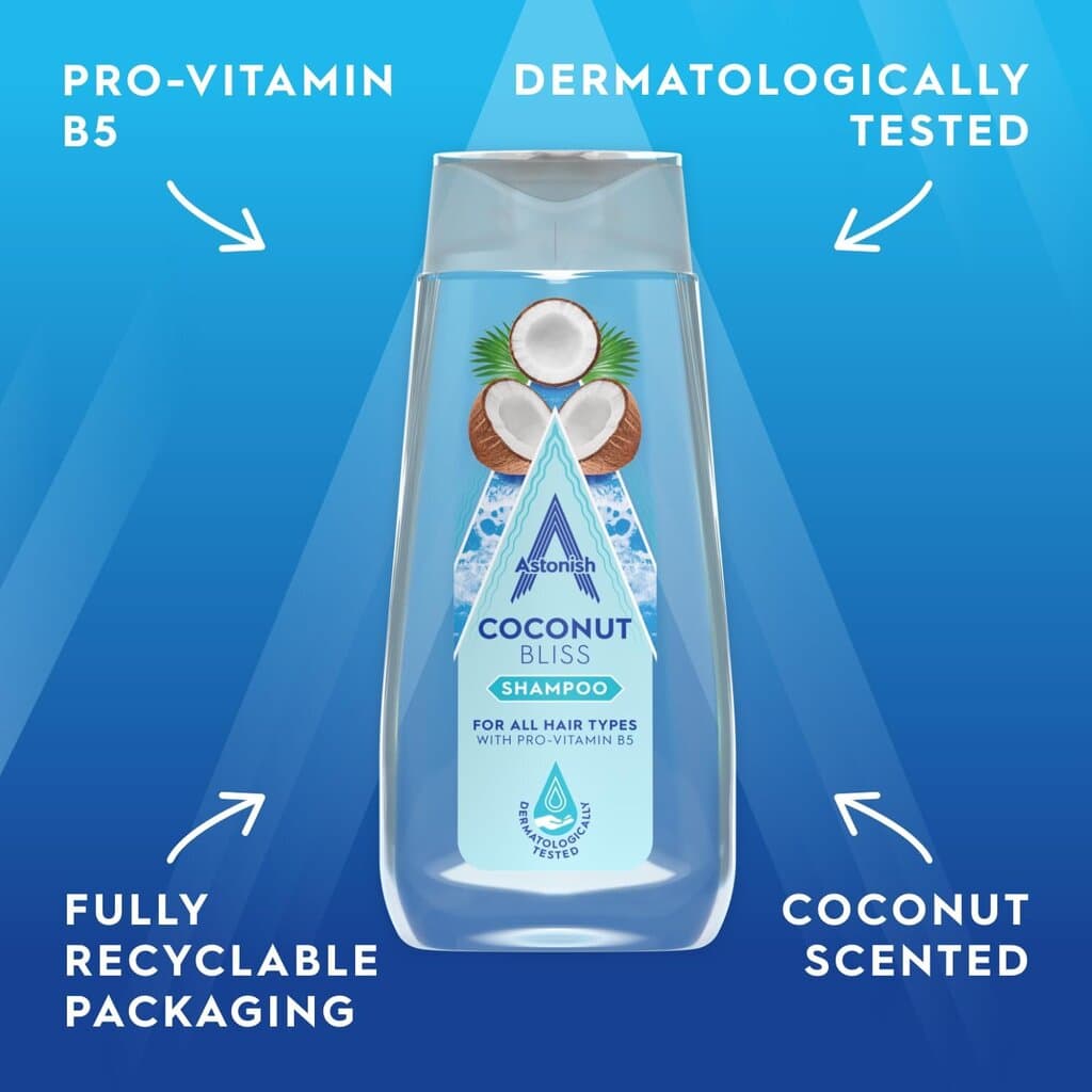 Astonish Coconut Bliss Shampoo - 400 ml 2