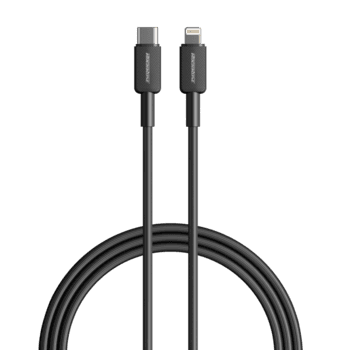 كابل RockRose من USB-C إلى Lightning - RRCS20CL (أسود)