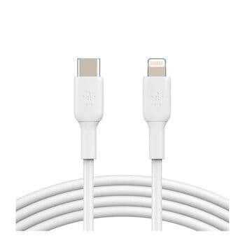 كابل بيلكين USB-A إلى لايتنينغ ١م - CAA003bt1MWH (أبيض)