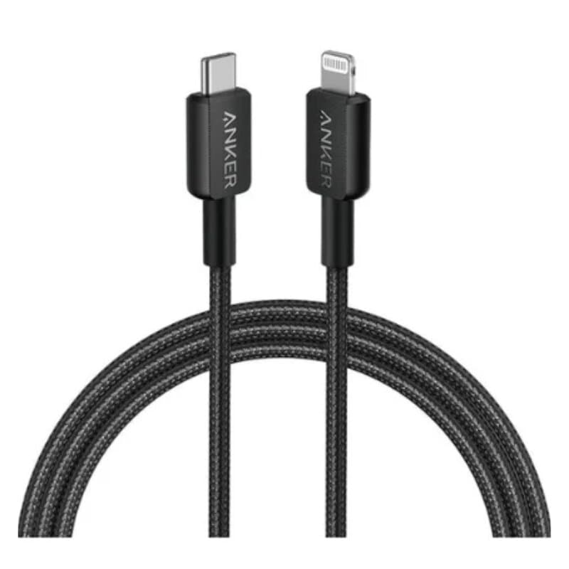 Anker USB-C to Lightning Braided Cable - A81B6H11 (Black)