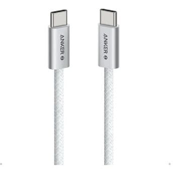 کێبڵی ئانکەر USB-C بۆ USB-C - A8060H21 (زیوی)