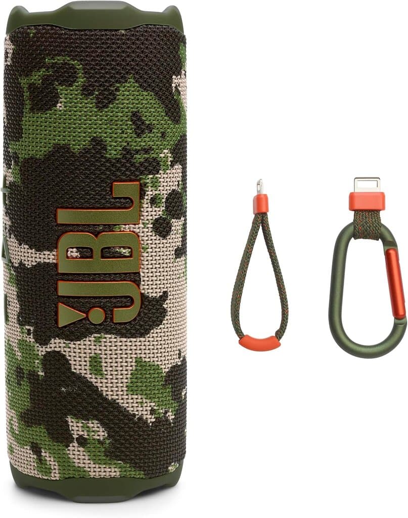 JBL Flip 7 Portable Waterproof Speaker - JBLFLIP7SQUAD (Camo) 2