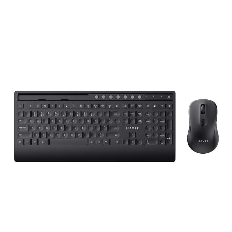 Havit Wireless Keyboard + Mouse - KB242GCM (Black)