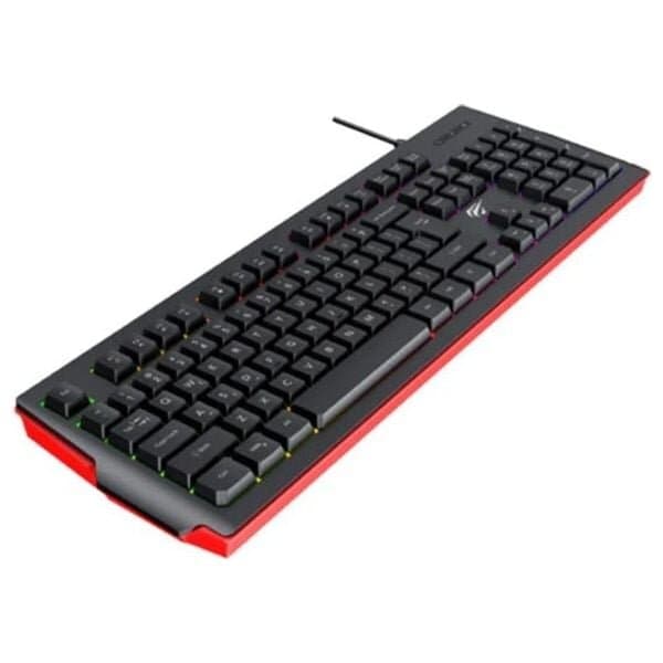 Havit Wired Keyboard - KB866L (Black+Red)