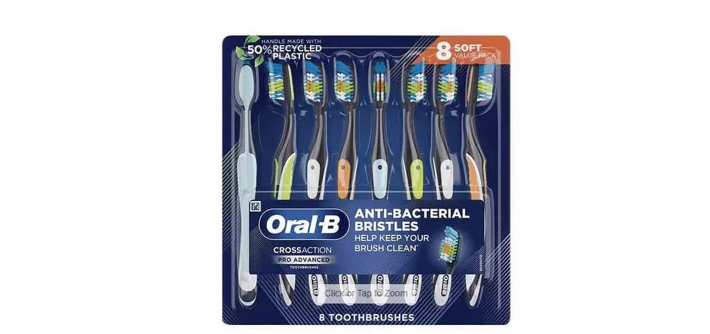 Oral-B CrossAction Advanced soft bristle toothbrush