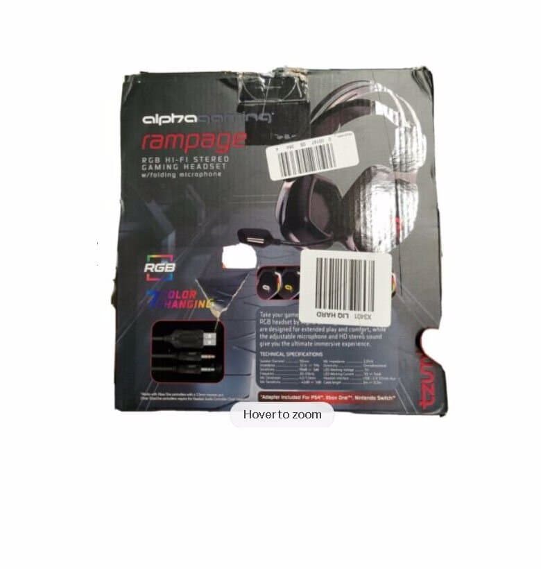 Color Changing Rampage Gaming Headset 3