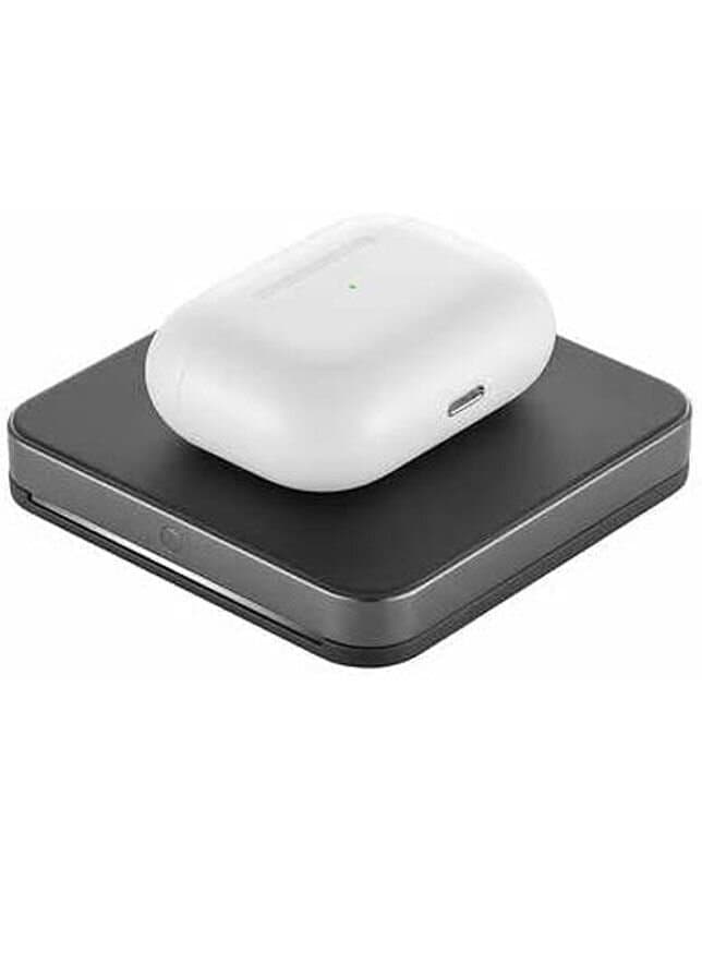 UBIO LABS 2-in-1 Wireless Charging Stand, Black 2