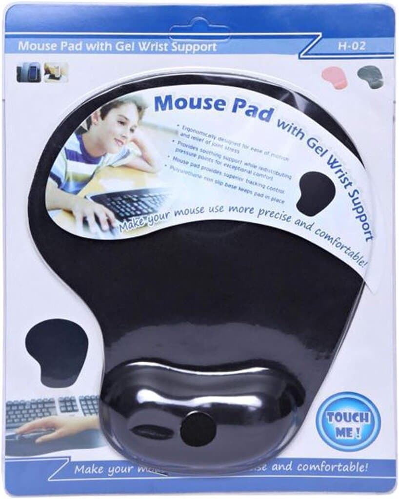 Palm Wrist Support Mouse Pad H-02 Ergonomic Design