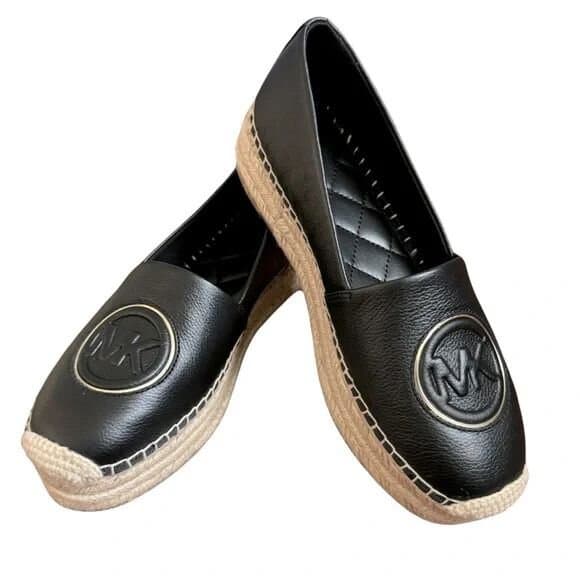 MICHAEL KORS Aubrey Espradille Black Shoes/8.5M