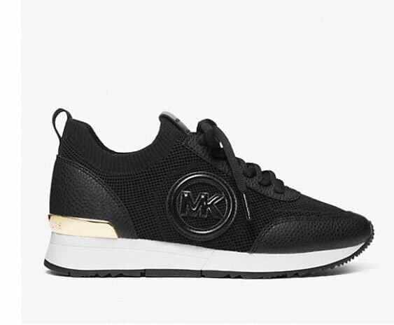Michael Kors Women's SHOES Print Lace Up Trainers/8.5 2