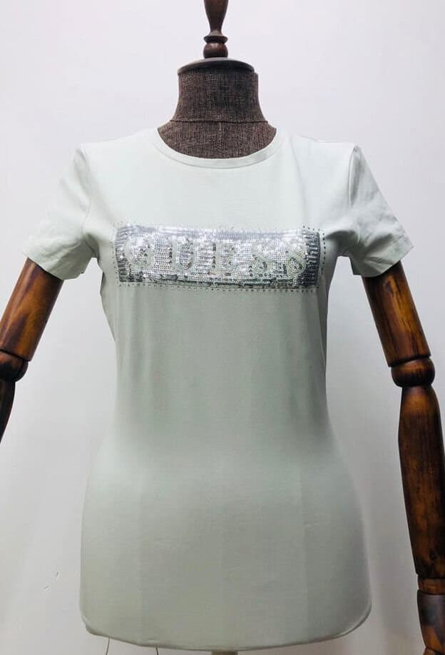 GUESS Steel Sequin Foil Tee 2