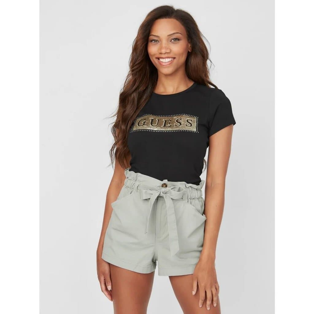GUESS Steel Sequin Foil Tee