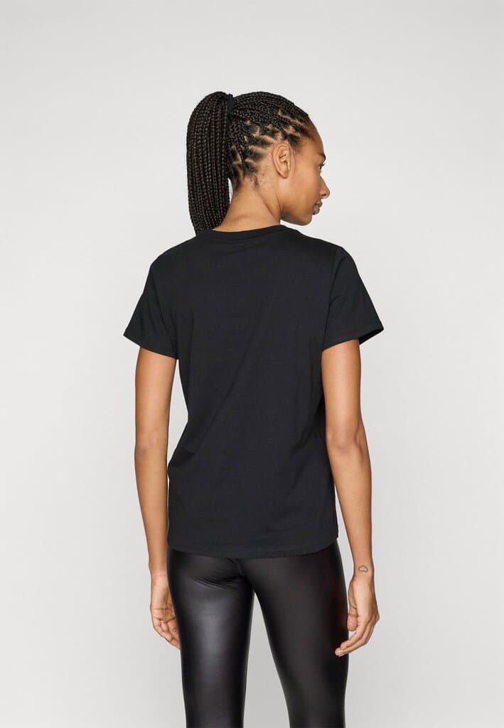 DKNY NEW YORK STACKED ANIMAL PRINT FLOCKING LOGO T-shirt/S 3