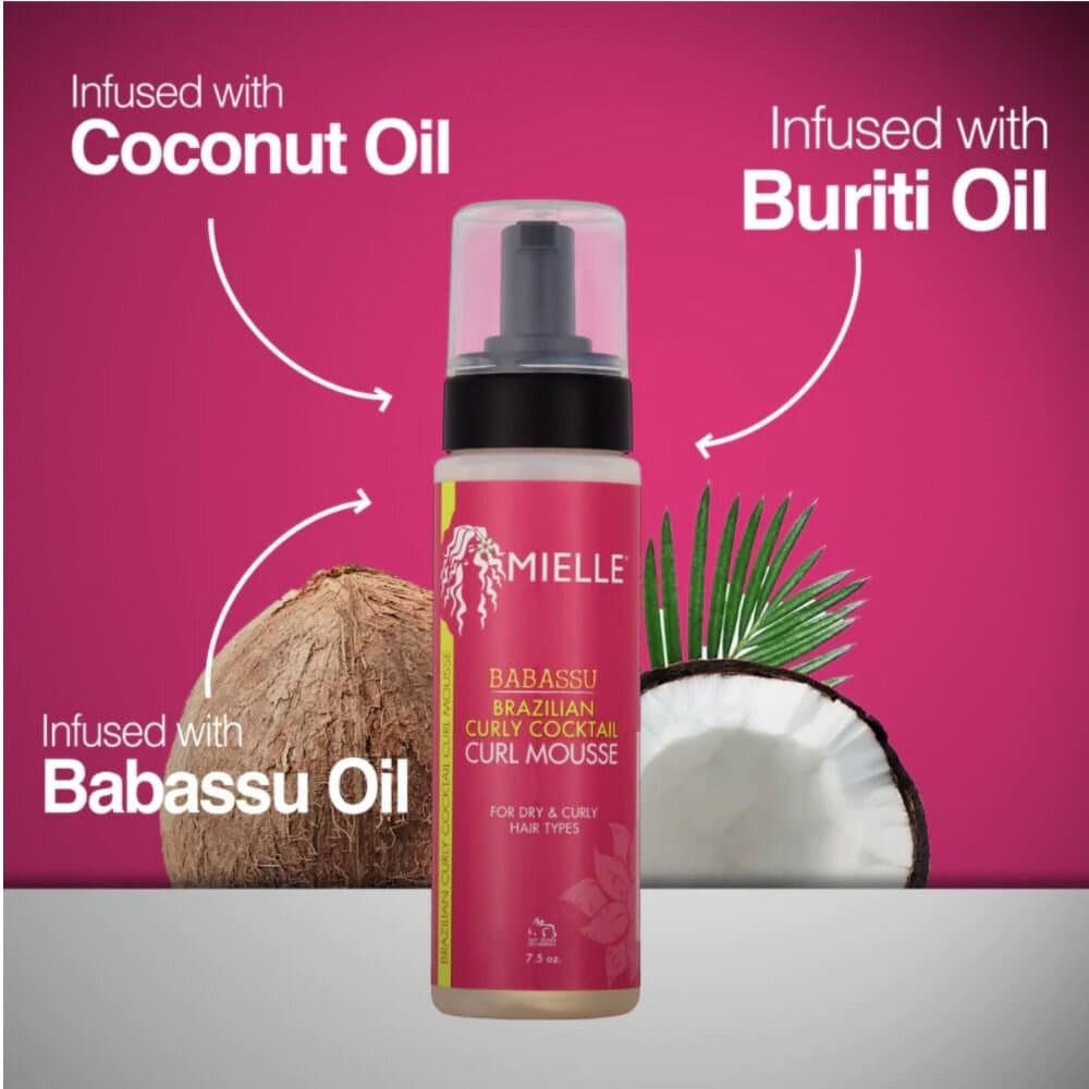 Mielle Organics Babassu Brazilian Curl Mousse - 220ml 2