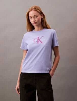 Calvin Klein Jeans  Monogram Logo Boxy T-Shirt/M