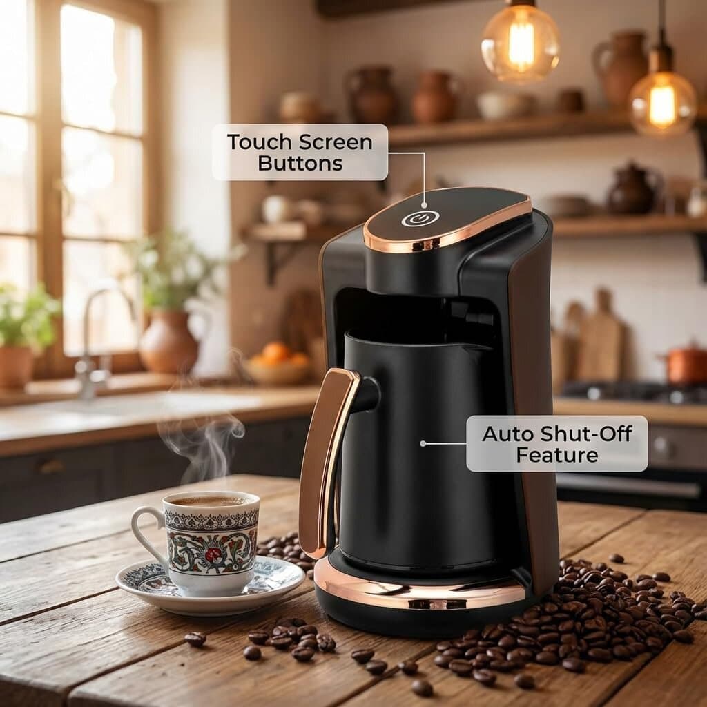 SOKANY Electric Coffee Pot - SK-09048 (Black) 2